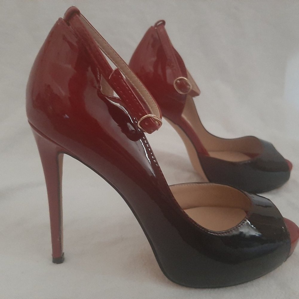 Red and black Stiletto Pumps
